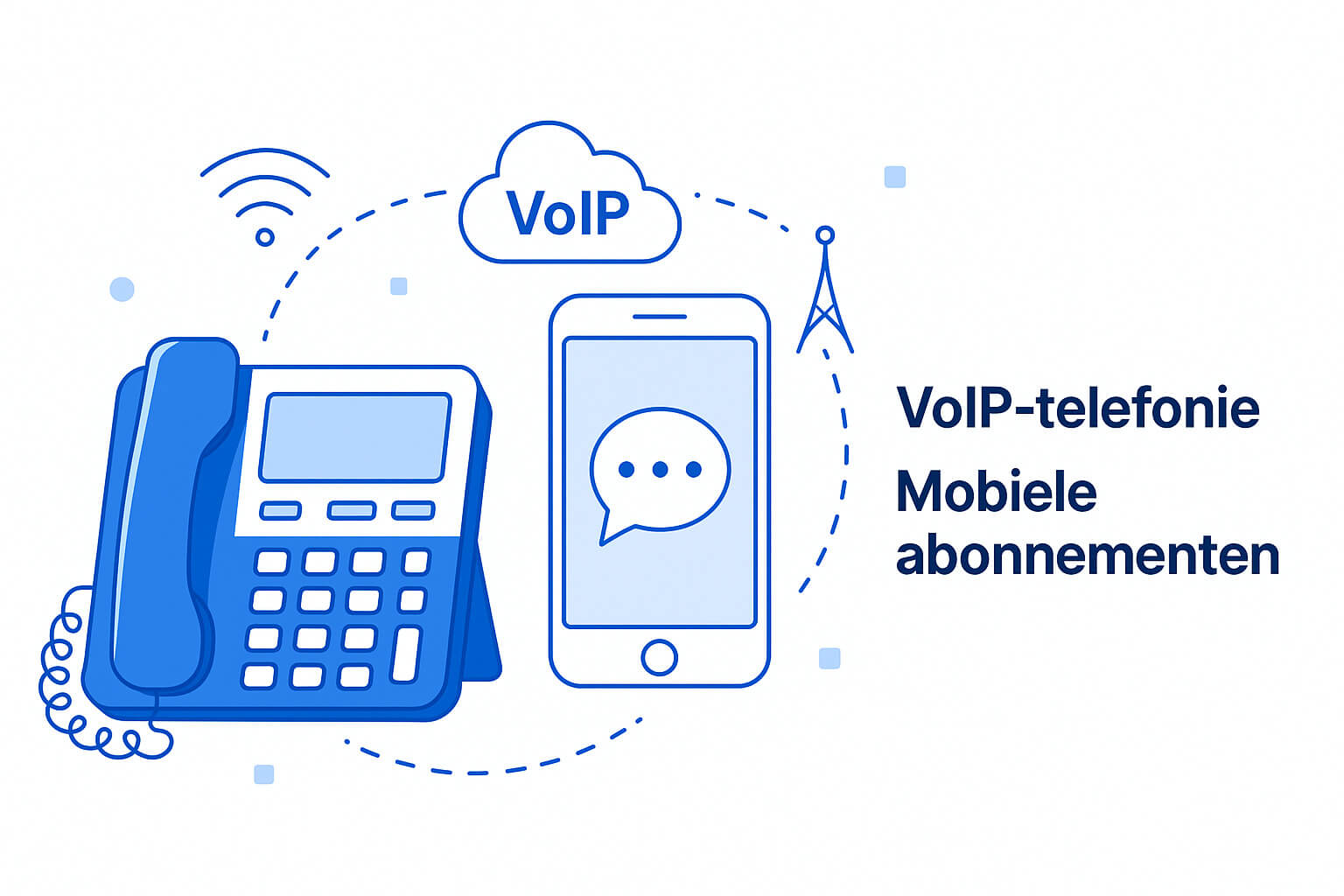 Zakelijke VoIP en mobiele telefonie voor bedrijven